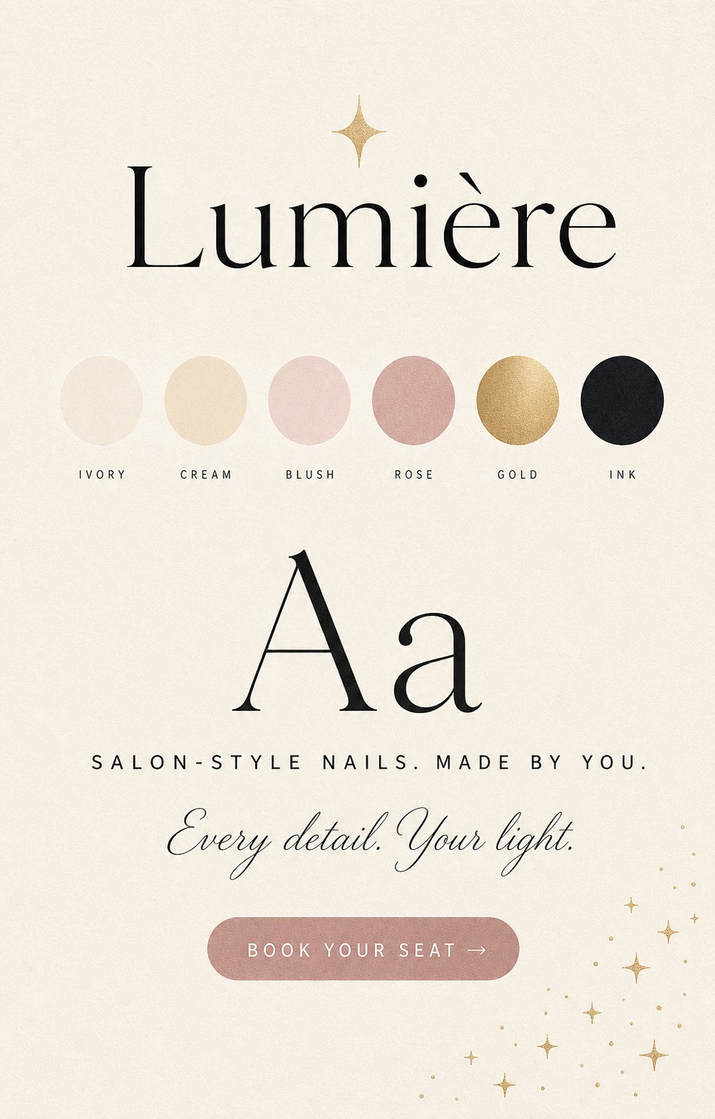 Lumière brand board