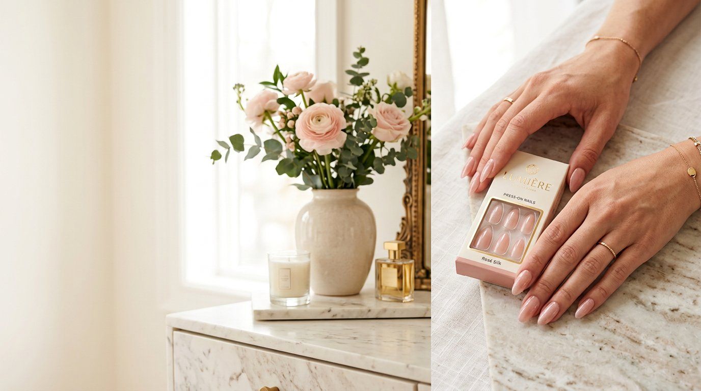 Lumière atelier with elegant press-on nails